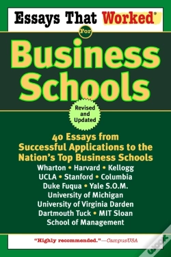 Capa do artigo Essays That Worked For Business Schools (Revised)