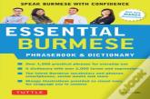 Essential Burmese Phrasebook & Dictionary