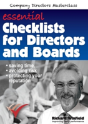Essential Checklists For Directors And Boards - Preview