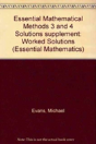 Essential Mathematical Methods 3 And 4 Solutions Supplement - Preview