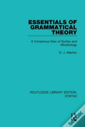 Capa do artigo Essentials Of Grammatical Theory