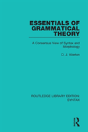 Essentials Of Grammatical Theory - Preview