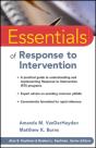 Essentials Of Response To Intervention - Preview