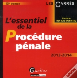 Capa do artigo Essentiel De La Proc Dure P Nale, 13  Me  Dition (L')