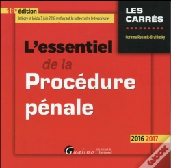 Capa do artigo Essentiel De La Procedure Penale 2016-2017, 16eme Ed. (L')