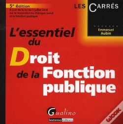 Capa do artigo Essentiel Du Droit De La Fonction Publiq