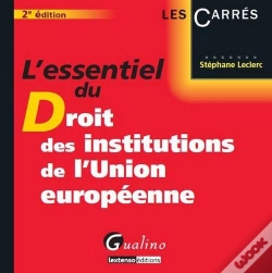 Capa do artigo Essentiel Du Droit Des Institutions De L