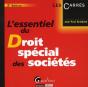 Essentiel Du Droit Special Des Societes - Preview