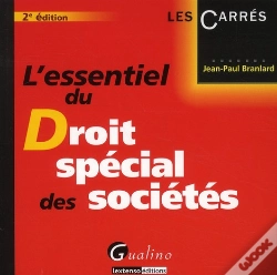 Capa do artigo Essentiel Du Droit Special Des Societes
