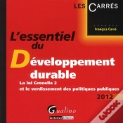 Capa do artigo Essentiel Grenelle I Et Ii De L