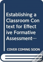 Capa do artigo Establishing A Classroom Context For Effective Formative Assessment