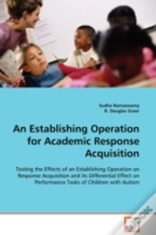 Capa do artigo Establishing Operation For Academic Response Acquisition