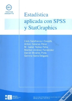 Capa do artigo Estadística Aplicada Con Spss Y Statgraphics
