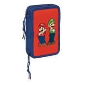 Capa do artigo Estojo Duplo Com Carga Super Mario Mamma Mia - 29 Pecas 412608854