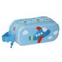 Estojo Duplo Safta Avion 3D 832568512 - Preview