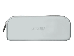 Capa do artigo Estojo escolar antartik prisma silicone soft retangular 185x50x75 mm cinza