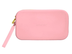 Capa do artigo Estojo escolar antartik tropical dive silicone soft retangular 190x120x25 mm rosa chiclete