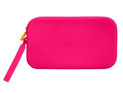 Capa do artigo Estojo escolar antartik tropical dive silicone soft retangular 190x120x25 mm rosa fucsia