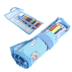 Capa do artigo Estojo Escolar com Acessórios Frozen Azul (22 pcs)