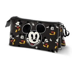 Capa do artigo Estojo Escolar Disney Mickey Mouse Looks 2024 Triplo 06426