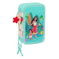Capa do artigo Estojo Escolar Disney Vaiana 2 2025 Triplo Com Carga 412442857