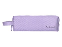 Capa do artigo Estojo escolar liderpapel classic retangular com asa 210x70 mm lilas