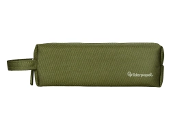 Capa do artigo Estojo escolar liderpapel classic retangular com asa 210x70 mm verde militar