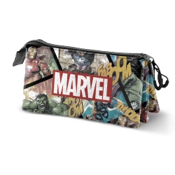 Capa do artigo Estojo Escolar Marvel Avengers Reaction 2024 Triplo 06498