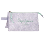 Capa do artigo Estojo Escolar Pepe Jeans Renata Lilas 2025 Triplo 410098405081