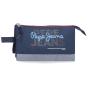 Estojo Escolar Pepe Jeans Seldon Azul 2025 Triplo 410084405030 - Preview