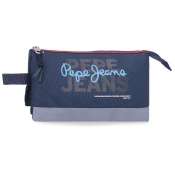 Capa do artigo Estojo Escolar Pepe Jeans Seldon Azul 2025 Triplo 410084405030