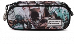 Capa do artigo Estojo Justice League Comics Pencil, Cinza