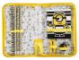 Estojo minions com caderno borracha apara lapis e lapis de cores - Preview