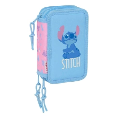 Capa do artigo Estojo Triplo Com Carga Disney Stitch Bright - 37 Pecas 412615857
