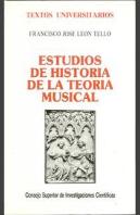 Estudios De Historia De La Teoría Musical
