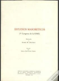Capa do artigo Estudios Masoréticos