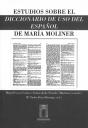Estudios Sobre El Diccionario De Uso Del Español De Mar¡A Moliner - Preview