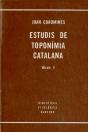Estudis De Toponimia Catalana - Preview