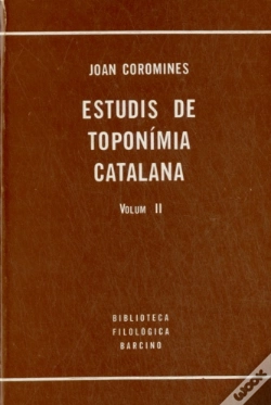 Capa do artigo Estudis De Toponimia Catalana