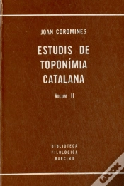 Capa do artigo Estudis De Toponimia Catalana