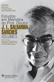 Capa do artigo Estudos em Memória do Prof. Doutor J. L. Saldanha Sanches - Volume V
