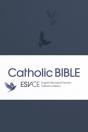 Esv-Ce Catholic Bible, Pocket Edition, Navy Blue Flexiback, Debossed Dove, British Liturgical Bible, Esv-Ce, Flexiback, Pocket Size - Preview