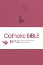 Esv-Ce Catholic Bible, Pocket Edition, Pink Flexiback, Debossed Dove, British Liturgical Bible, Esv-Ce, Flexiback, Pocket Size - Preview