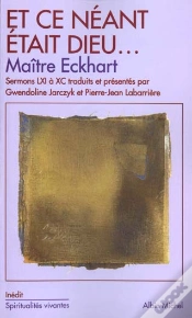 Capa do artigo Et Ce Neant Etait Dieu ; Sermons 61 A 90