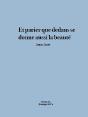 Et Parier Que Dedans Se Donne Aussi La Beaute - Preview