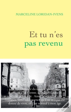 Capa do artigo Et Tu N'Es Pas Revenu