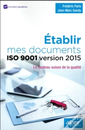 Capa do artigo Etablir Mes Documents Iso 9001 Version 2015