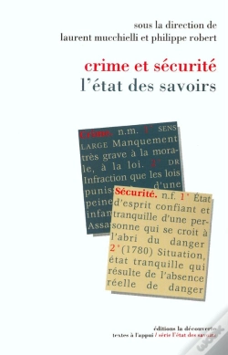 Capa do artigo Etat Des Savoirs : Crime Et Securité