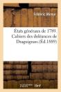 Etats Generaux De 1789 Draguignan Edition 1889 - Preview