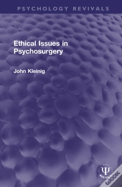 Capa do artigo Ethical Issues In Psychosurgery